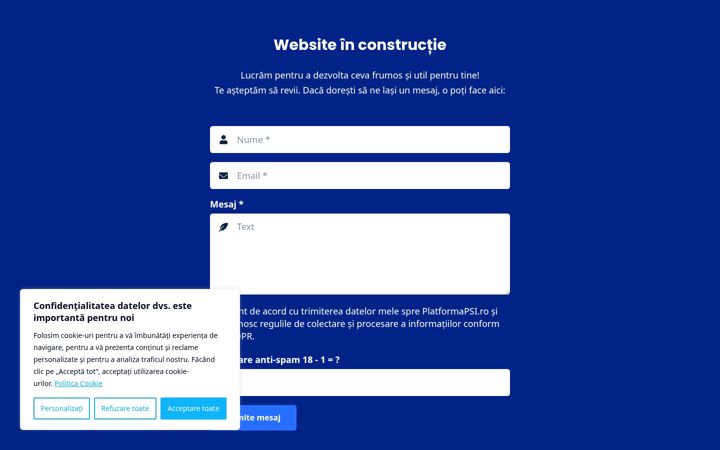 Screenshot of mariaestela.ro