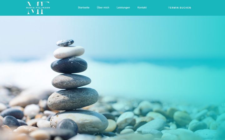 Screenshot of mariafuellmann.com