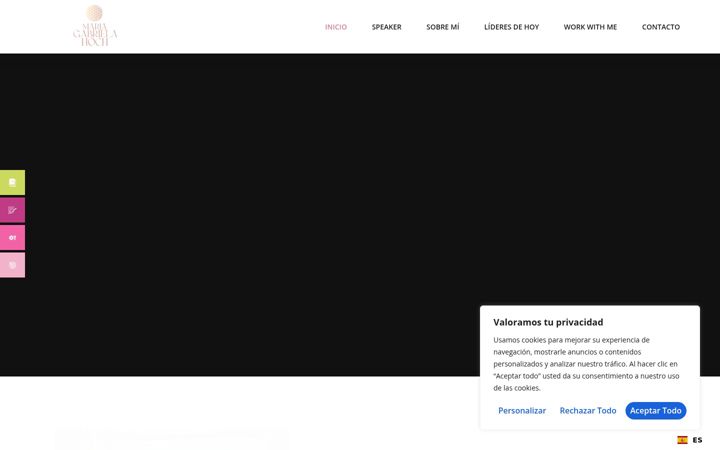 Screenshot of mariagabrielahoch.com
