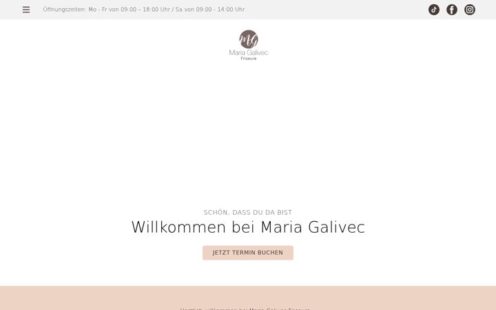 Screenshot of mariagalivecfriseure.de