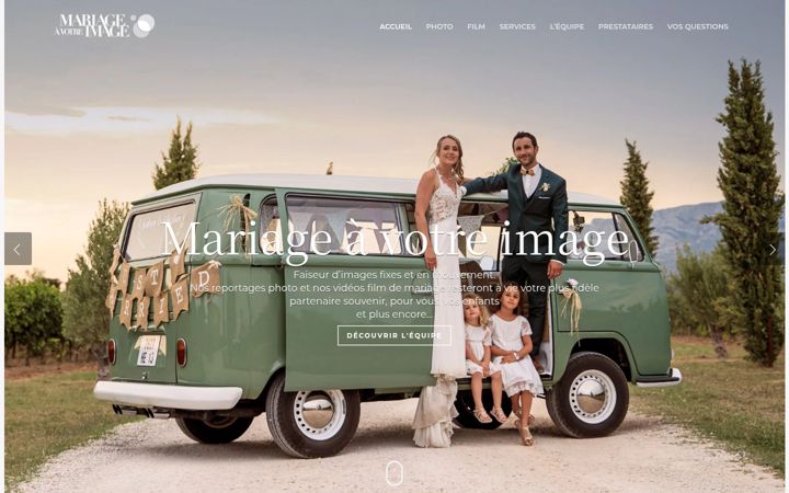 Screenshot of mariage-a-votre-image.com