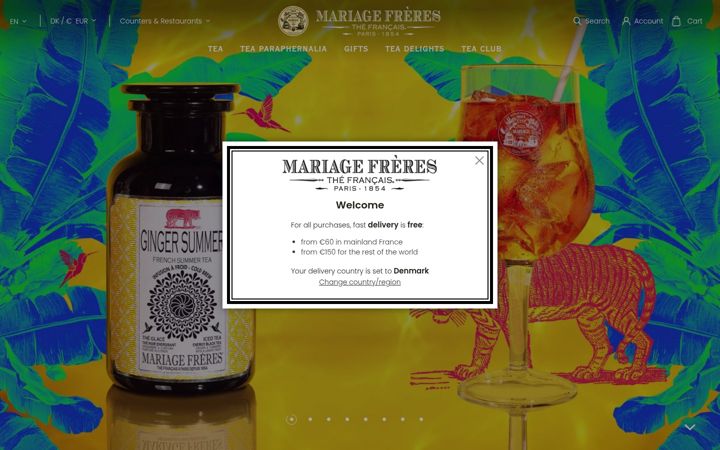 Screenshot of mariagefreres.com