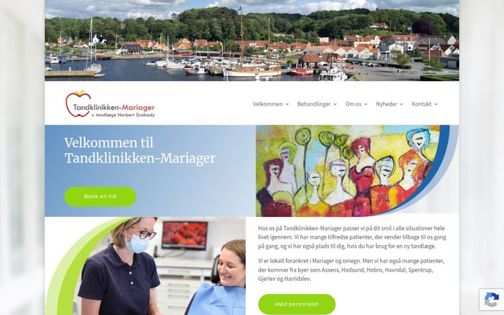 Screenshot of mariager-tand.dk