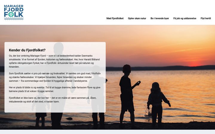 Snimka zaslona za mariagerfjordfolk.dk