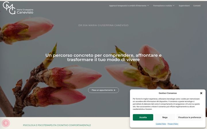 Screenshot of mariagiuseppinacanevisio.it