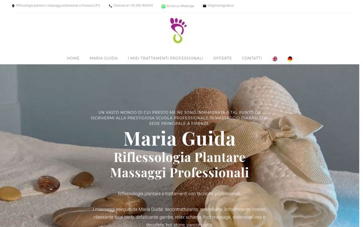 Screenshot of mariaguida.eu