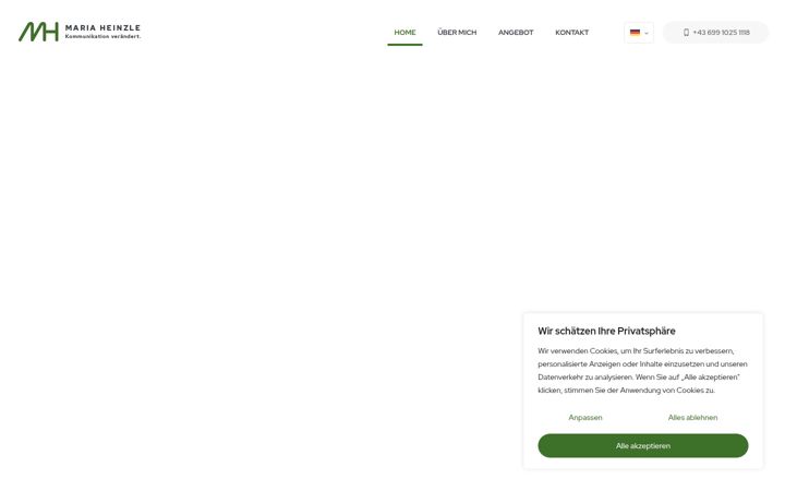 Screenshot of mariaheinzle.com