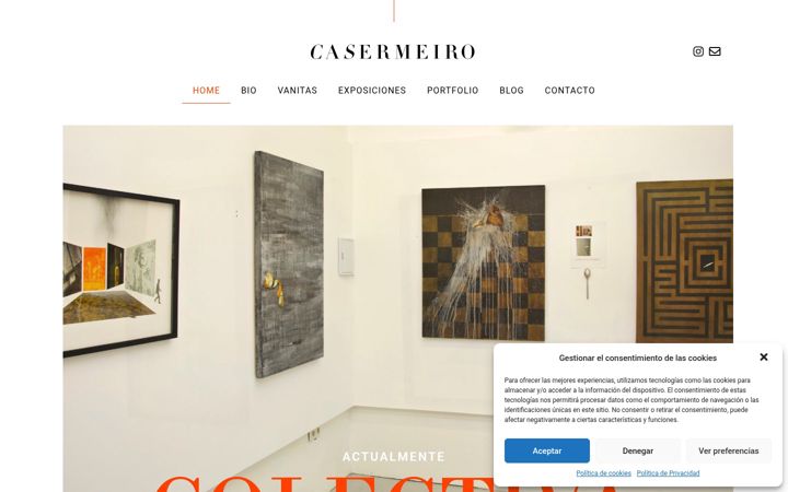 Screenshot of mariajesuscasermeiro.com