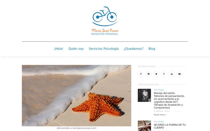 Screenshot of mariajesusescaso.com