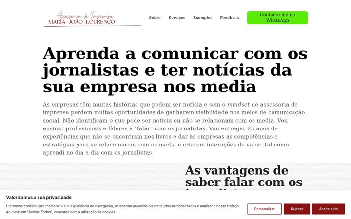 Screenshot of mariajoaolourenco.com