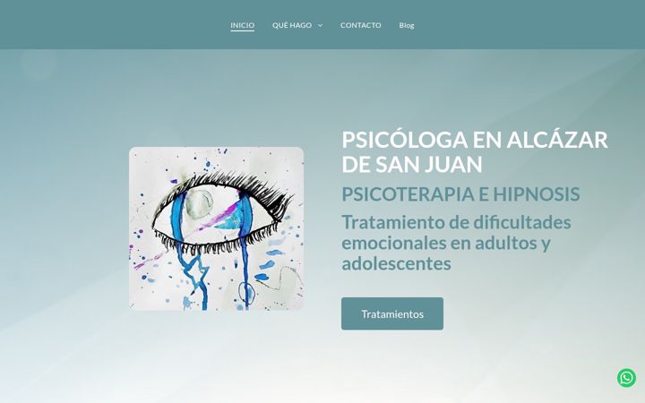 Screenshot of mariajosenovillopsicologa.com