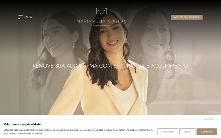 Screenshot of mariajulianorton.com.br
