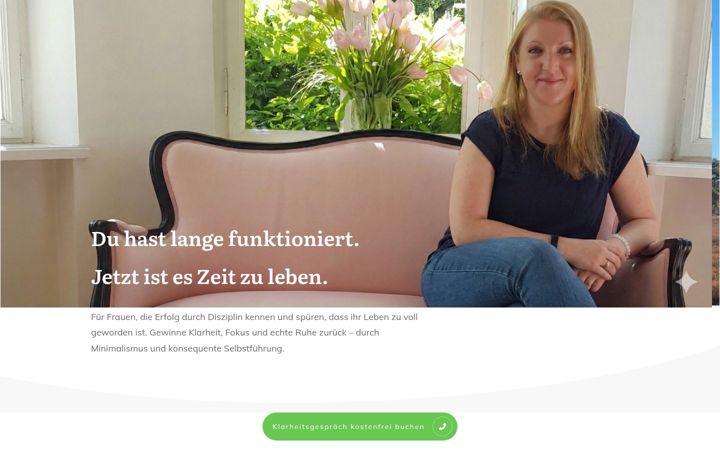 Screenshot of mariakasemir.de