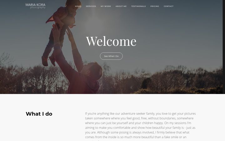 Screenshot of mariakora.com