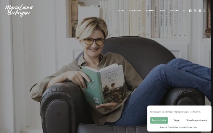 Screenshot of marialauraberlinguer.com