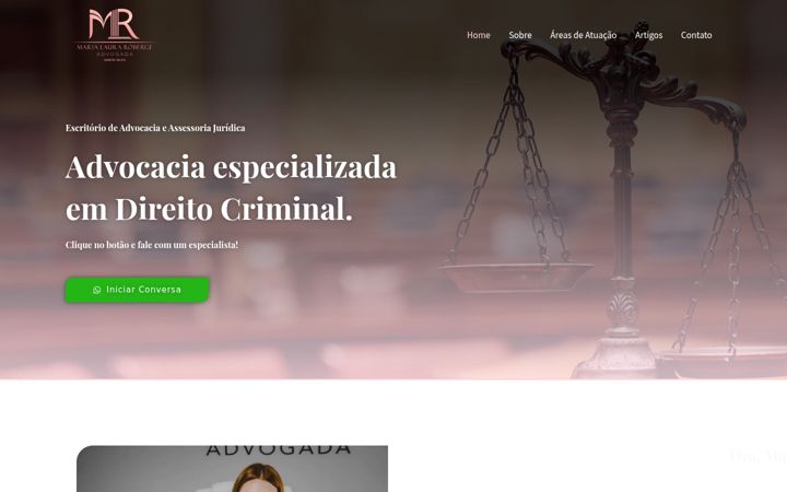 Screenshot of marialauraroberge.com.br