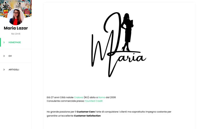 Screenshot of marialazar.it
