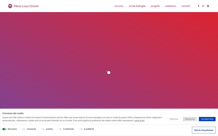 Screenshot of marialuisagaratti.it