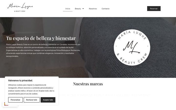 Screenshot of marialuquebc.es