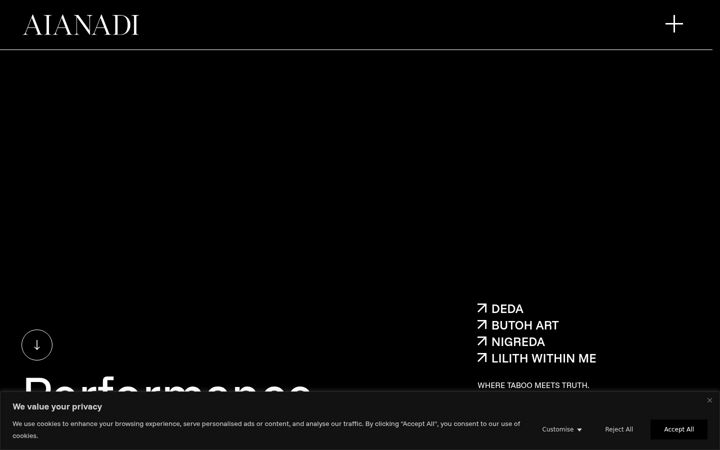 Screenshot of mariamaianadi.com