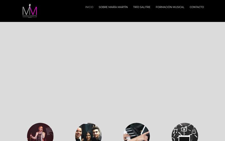 Screenshot of mariamartinmusica.es