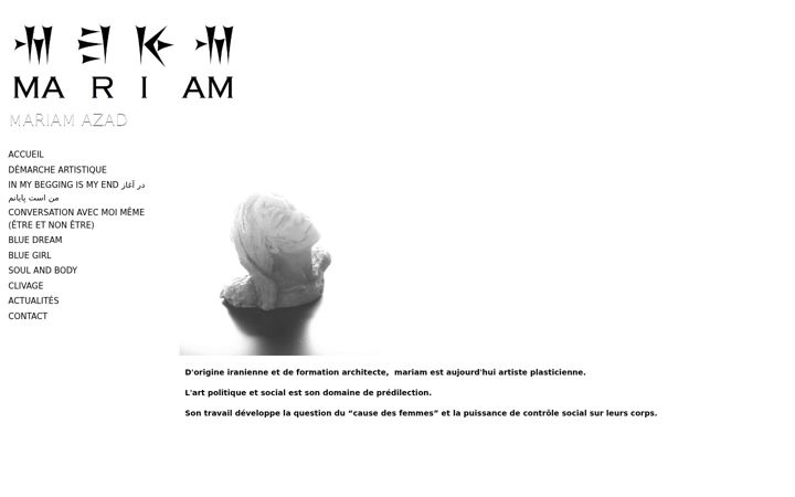 Screenshot of mariamazad.com
