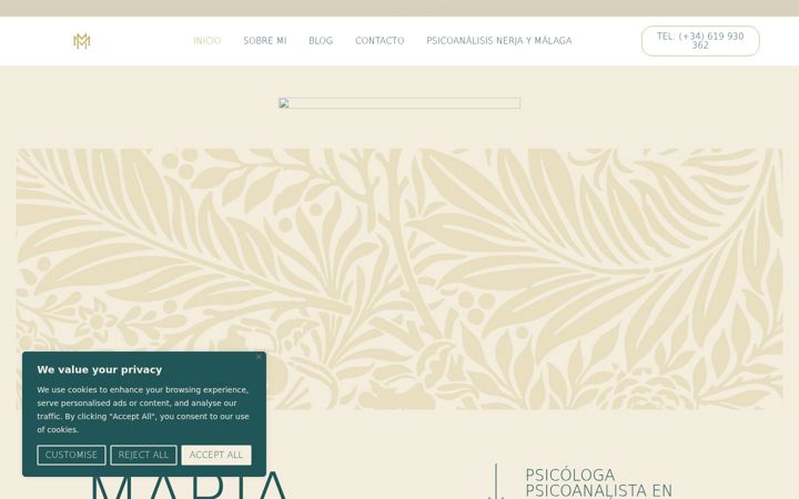 Screenshot of mariamedyanik.com