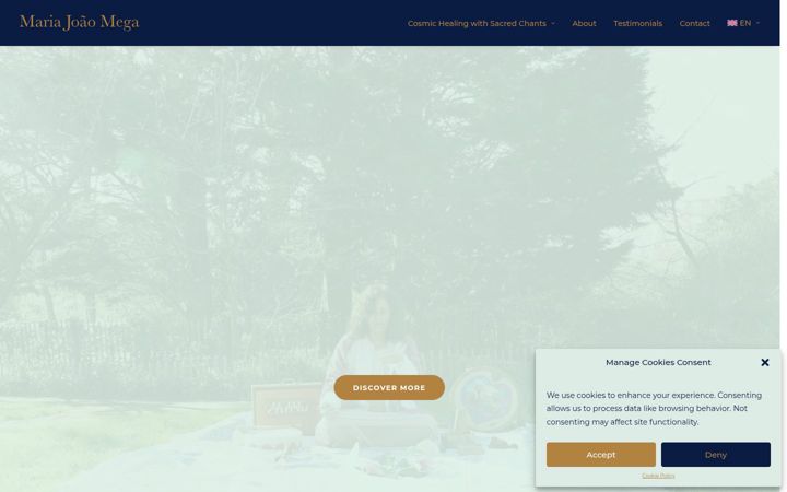 Screenshot of mariamega.com