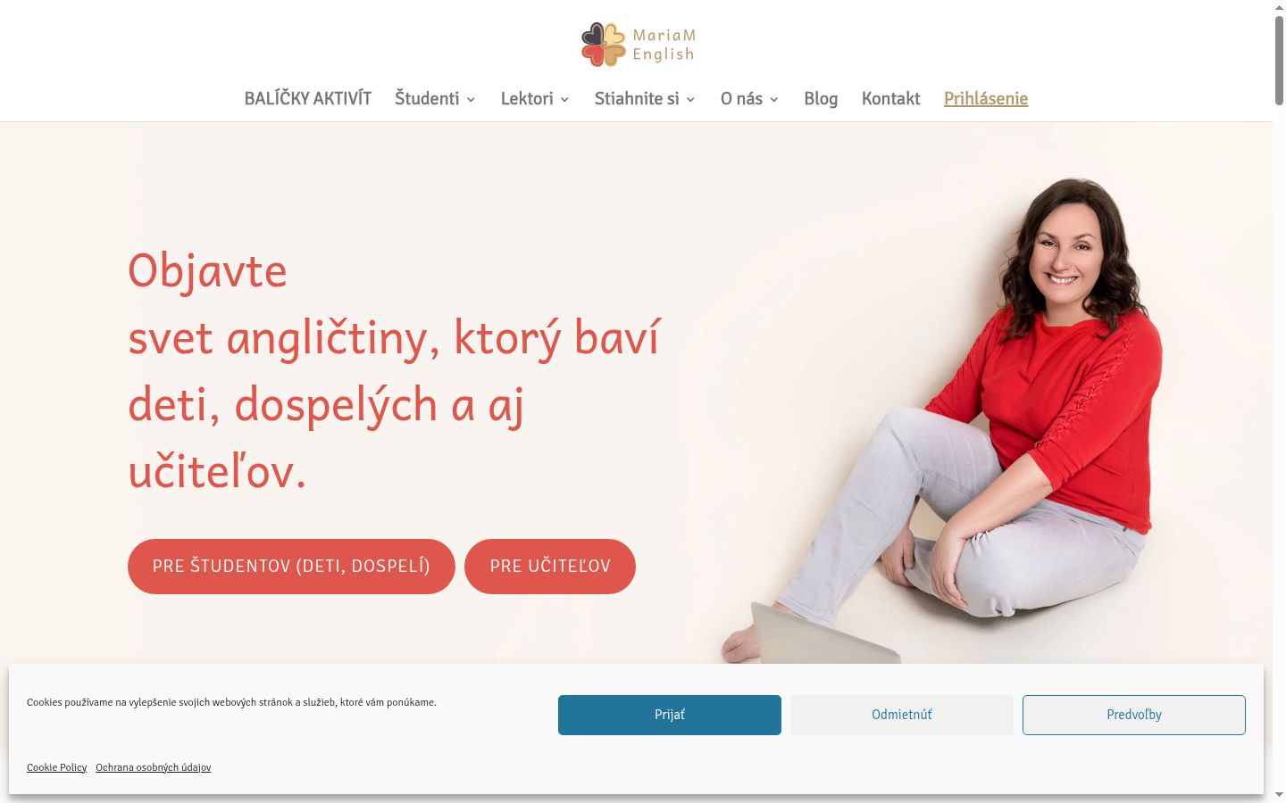Screenshot tal-banner tal-kunsens muri qabel kwalunkwe interazzjoni