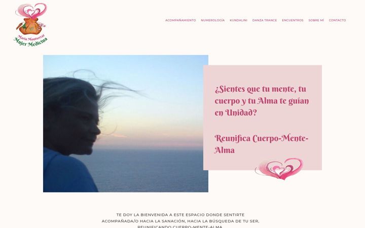 Screenshot of mariamontserratmujermedicina.es