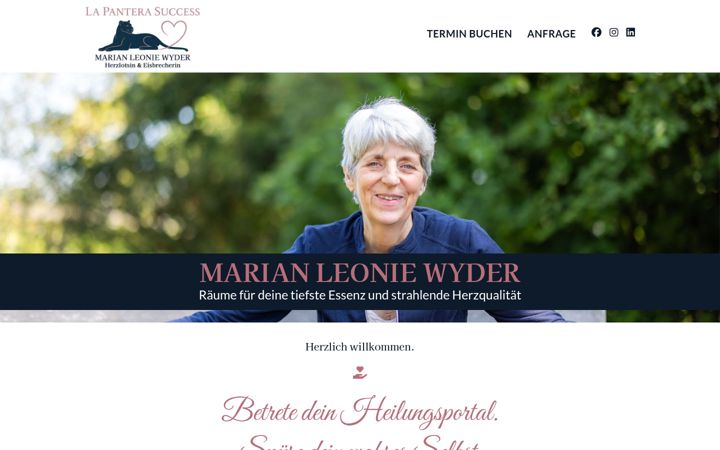 Screenshot of marian-leonie-wyder.ch