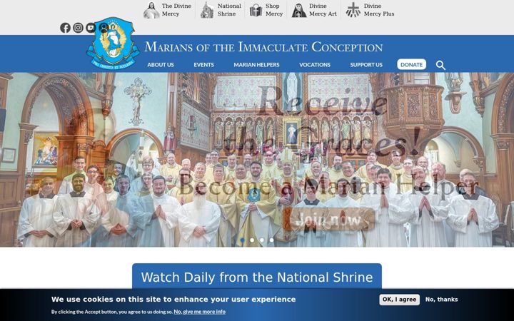 Screenshot of marian.org