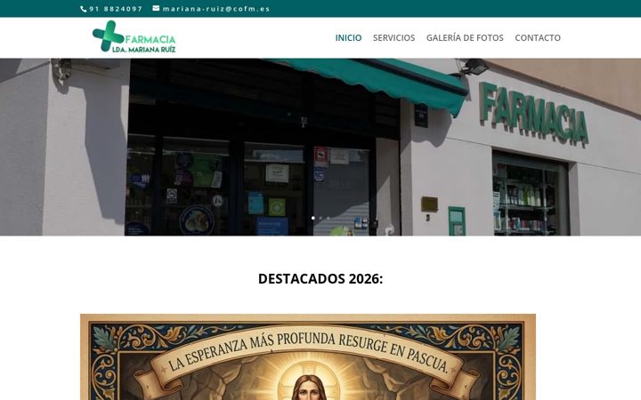 Screenshot of marianaalcala.es