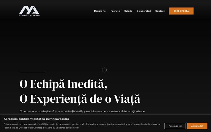 Screenshot of marianalexandru.ro