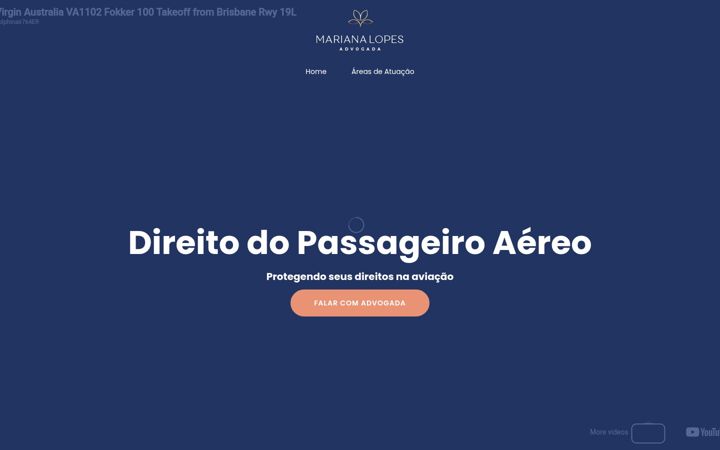 Screenshot of marianalopesadvocacia.com.br