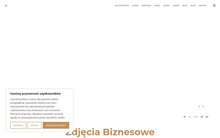 Screenshot of marianchrzan.pl