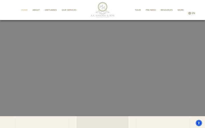 Screenshot of marianiandson.com