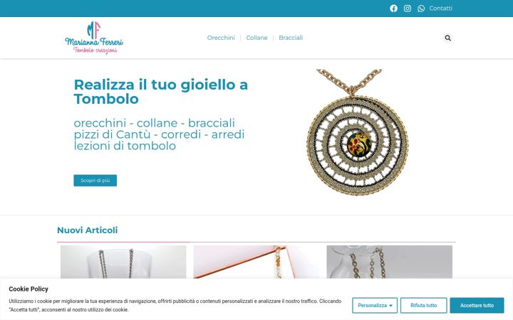 Screenshot of mariannaferreri.com