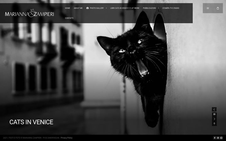 Screenshot of mariannazampieri.it