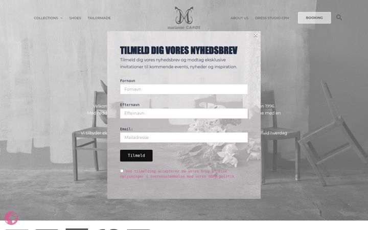 Screenshot of marianne-caroe.com