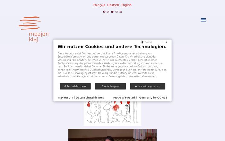 Screenshot van mariannekirch.com