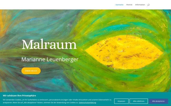 Screenshot of marianneleuenberger.ch