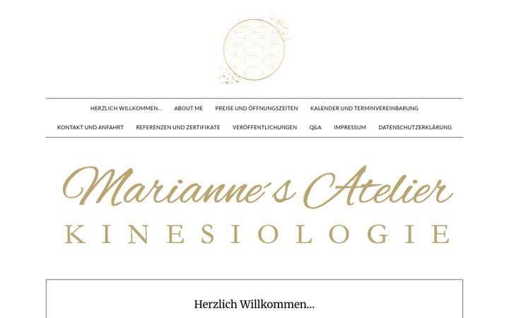 Screenshot of mariannes-atelier.com