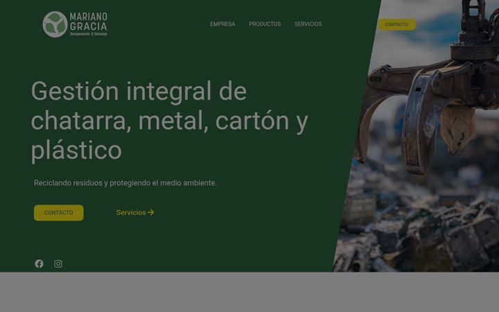 Screenshot of marianogracia.es