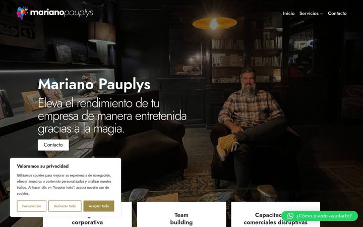 Screenshot of marianopauplys.com