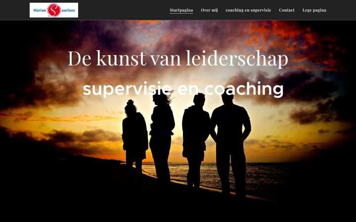Screenshot of mariansaarloos.nl