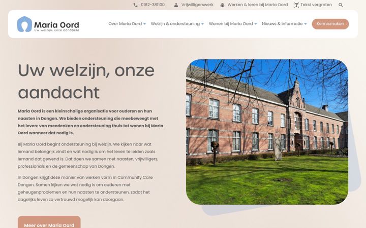 Screenshot of mariaoord.nl