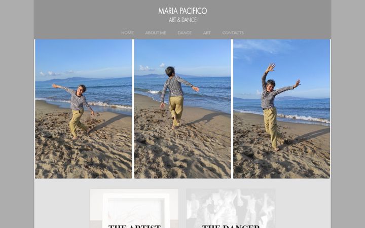 Screenshot of mariapacifico.eu