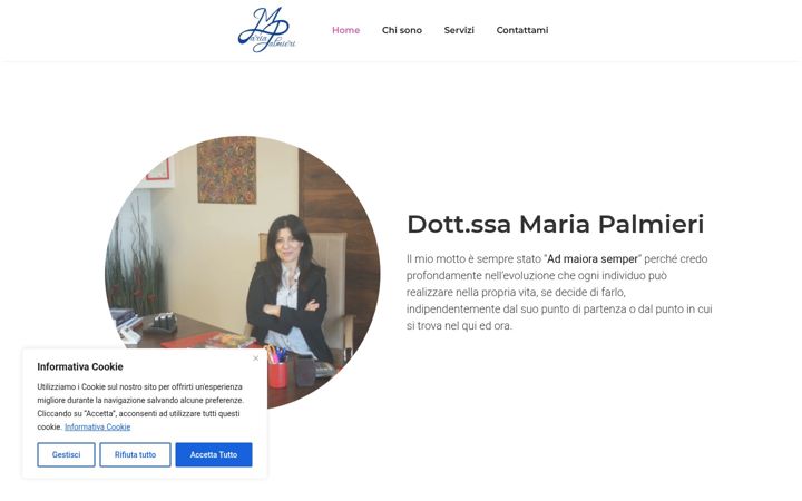 Screenshot of mariapalmieri.it
