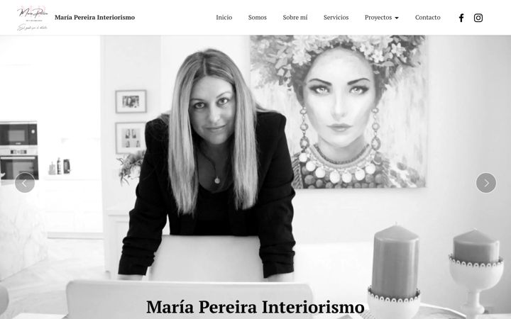 Screenshot of mariapereirainteriorismo.com